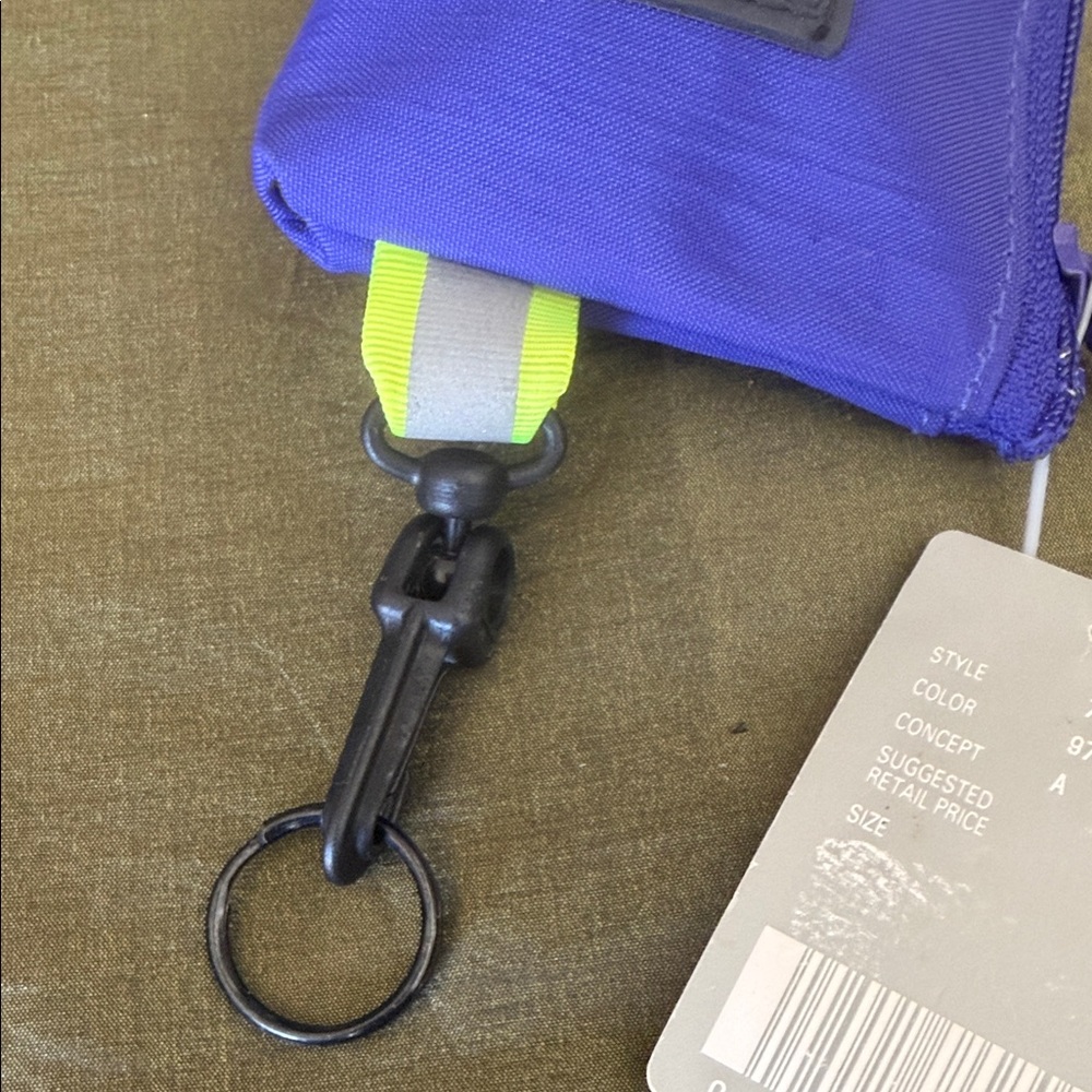 Esprit Purple Coin Pouch with Key Clip - Picture 5 of 11